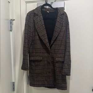 Plaid Women's Coat
